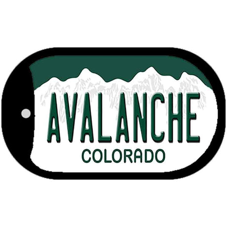 Avalanche Colorado Novelty Metal Dog Tag Necklace DT-2283