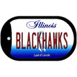 Blackhawks Illinois Novelty Metal Dog Tag Necklace DT-2287