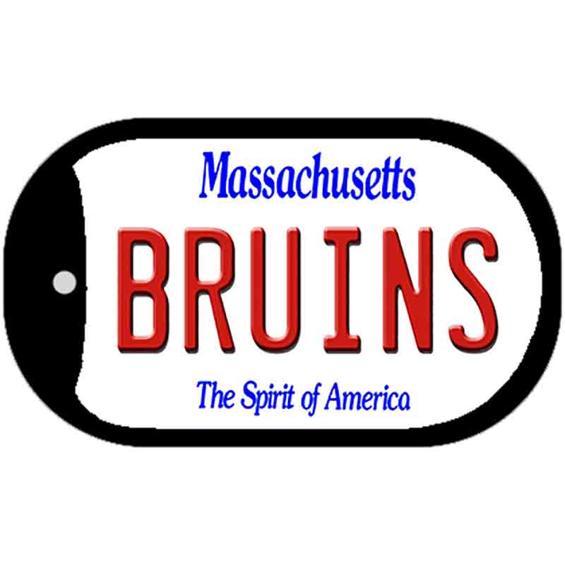 Bruins Massachusetts Novelty Metal Dog Tag Necklace DT-2288