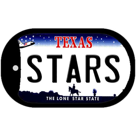 Stars Texas Novelty Metal Dog Tag Necklace DT-2300