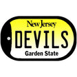 Devils New Jersey Novelty Metal Dog Tag Necklace DT-2302