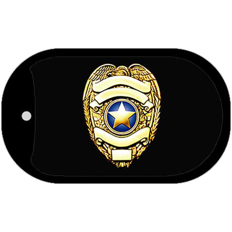 Police Badge Novelty Dog Tag Necklace DT-2324