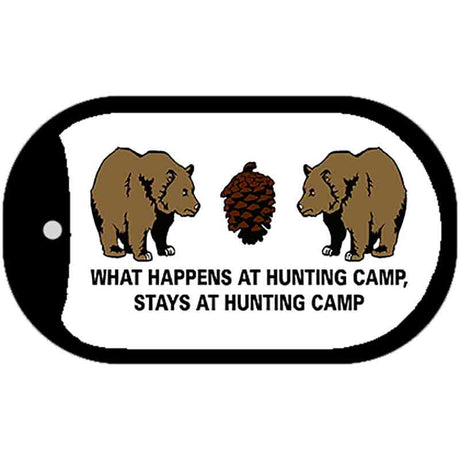 Hunting Camp Novelty Metal Dog Tag Necklace DT-2391