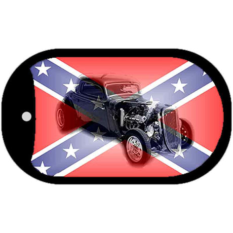 Confederate Hotrod Dog Tag Kit Novelty Necklace DT-2405