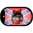 Confederate Wolf Dog Tag Kit Novelty Necklace DT-2407