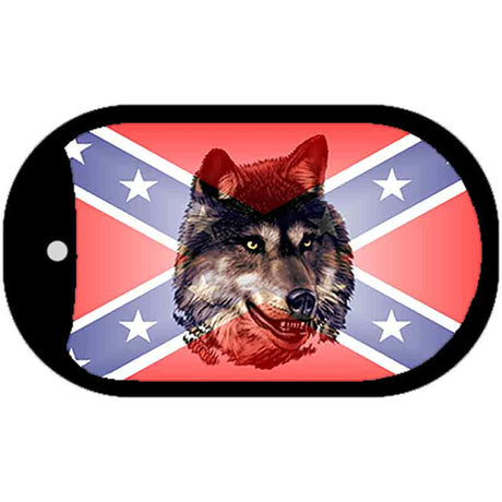 Confederate Wolf Dog Tag Kit Novelty Necklace DT-2407