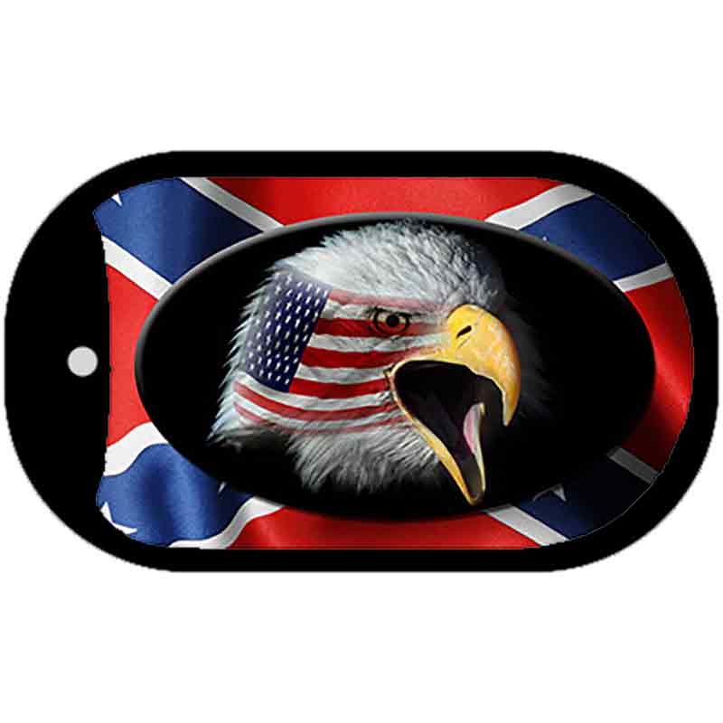 Confederate Eagle Dog Tag Kit Novelty Necklace DT-2408