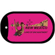 Roadrunner Pink New Mexico Novelty Metal Dog Tag Necklace DT-2479