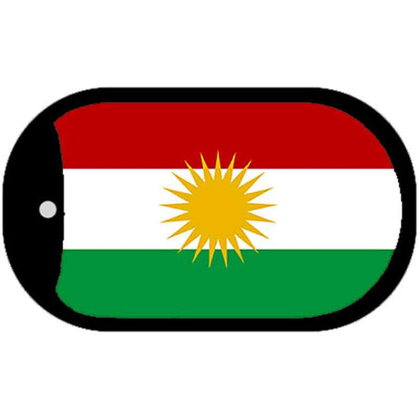 Kurdistan Flag Metal Novelty Dog Tag Necklace DT-2485