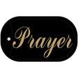 Prayer Novelty Metal Dog Tag Necklace DT-2551