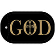 God Novelty Metal Dog Tag Necklace DT-2552