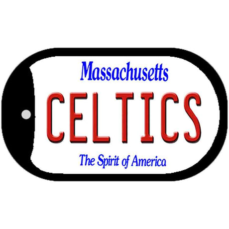 Celtics Massachusetts Novelty Metal Dog Tag Necklace DT-2564