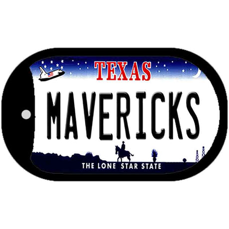 Mavericks Texas Novelty Metal Dog Tag Necklace DT-2568