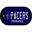 Pacers Indiana Novelty Metal Dog Tag Necklace DT-2573