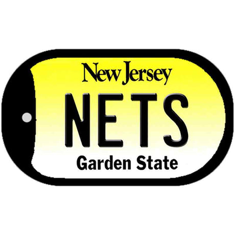 Nets New Jersey Novelty Metal Dog Tag Necklace DT-2580