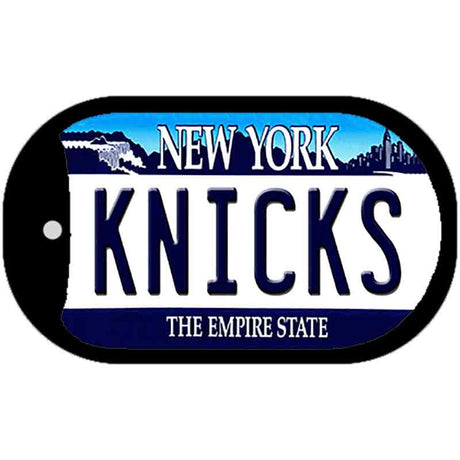 Knicks New York Novelty Metal Dog Tag Necklace DT-2582