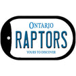 Raptors Ontario Novelty Metal Dog Tag Necklace DT-2590