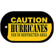 Caution Hurricanes Fan Area Novelty Metal Dog Tag Necklace DT-2656