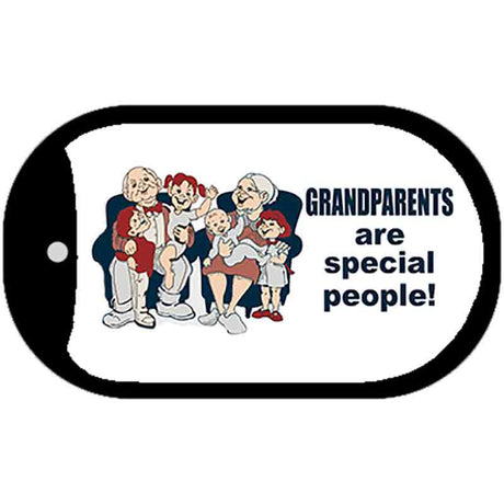 Grandparents Are Special Novelty Metal Dog Tag Necklace DT-275