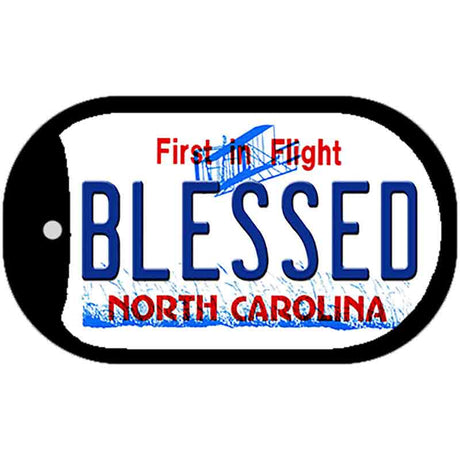 Blessed North Carolina Novelty Metal Dog Tag Necklace DT-2779