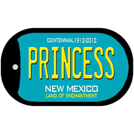 Princess Teal New Mexico Novelty Metal Dog Tag Necklace DT-2783