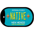 Native Teal New Mexico Novelty Metal Dog Tag Necklace DT-2794