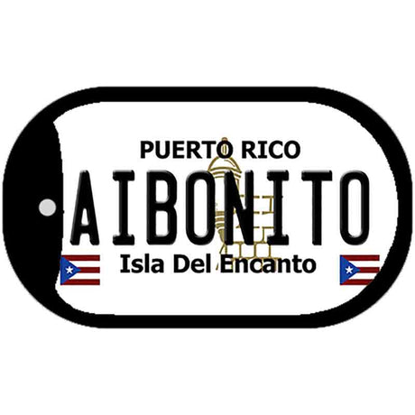 Aibonito Puerto Rico Metal Novelty Dog Tag Necklace DT-2814