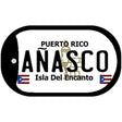 Anasco Puerto Rico Metal Novelty Dog Tag Necklace DT-2815