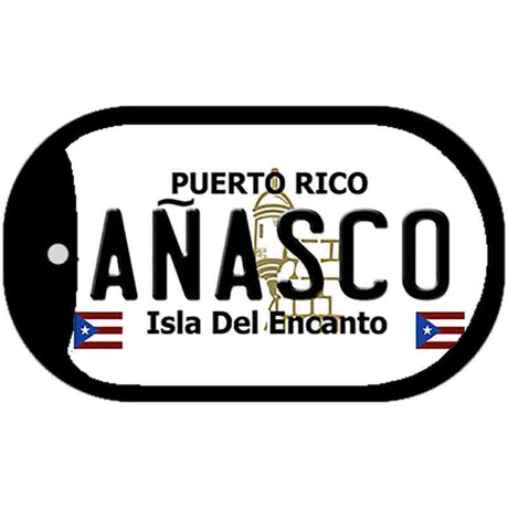 Anasco Puerto Rico Metal Novelty Dog Tag Necklace DT-2815