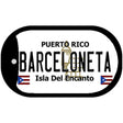 Barceloneta Puerto Rico Metal Novelty Dog Tag Necklace DT-2818