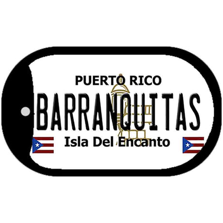 Barranquitas Puerto Rico Metal Novelty Dog Tag Necklace DT-2819