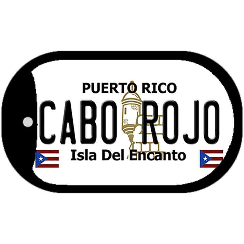 Cabo Rojo Puerto Rico Metal Novelty Dog Tag Necklace DT-2821