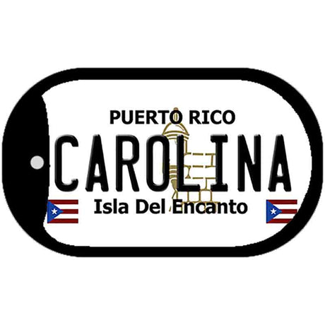 Carolina Puerto Rico Metal Novelty Dog Tag Necklace DT-2825