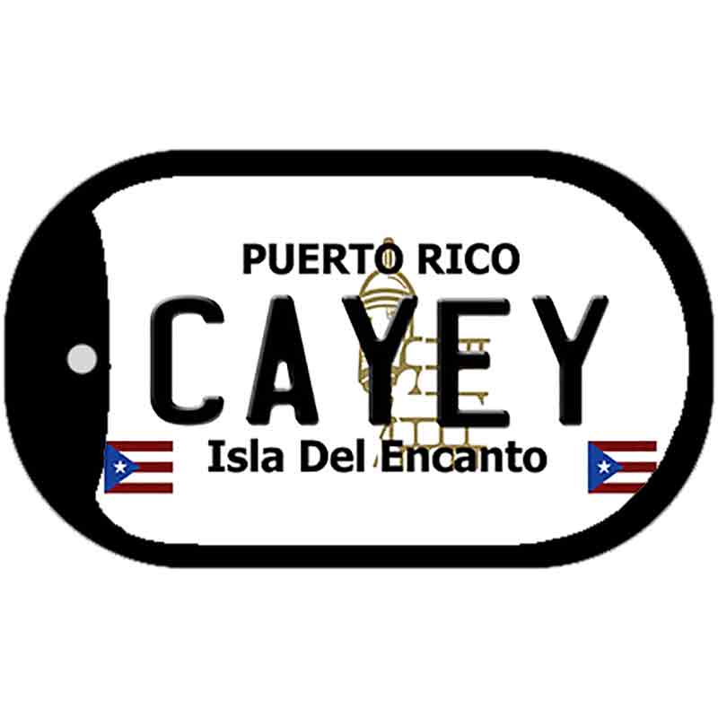 Cayey Puerto Rico Metal Novelty Dog Tag Necklace DT-2827