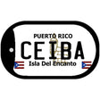 Ceiba Puerto Rico Metal Novelty Dog Tag Necklace DT-2828