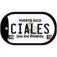 Ciales Puerto Rico Metal Novelty Dog Tag Necklace DT-2829