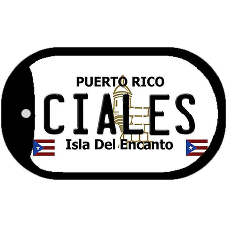 Ciales Puerto Rico Metal Novelty Dog Tag Necklace DT-2829