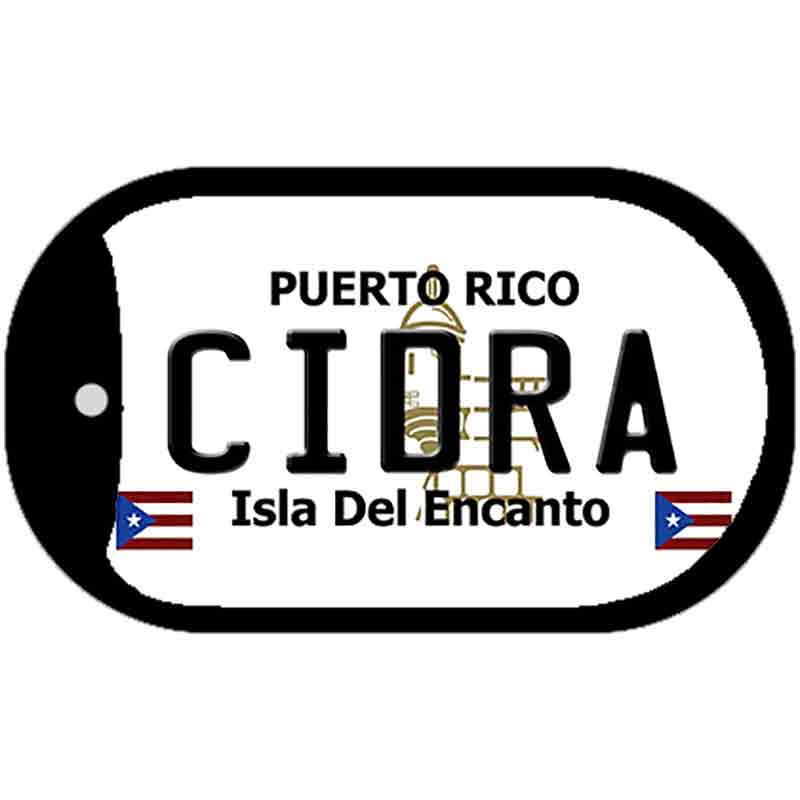 Cidra Puerto Rico Metal Novelty Dog Tag Necklace DT-2830