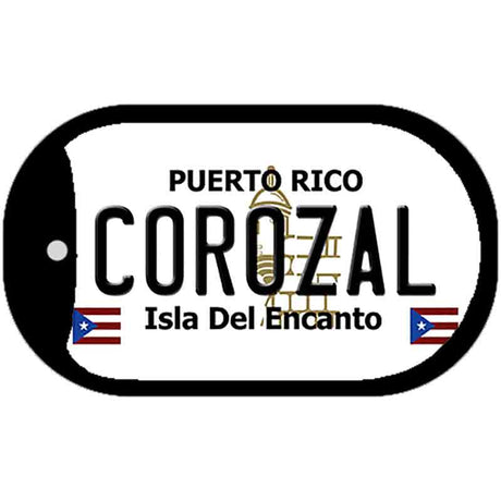 Corozal Puerto Rico Metal Novelty Dog Tag Necklace DT-2833