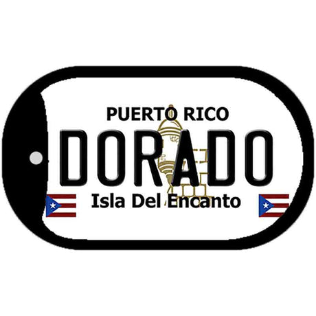 Dorado Puerto Rico Metal Novelty Dog Tag Necklace DT-2835