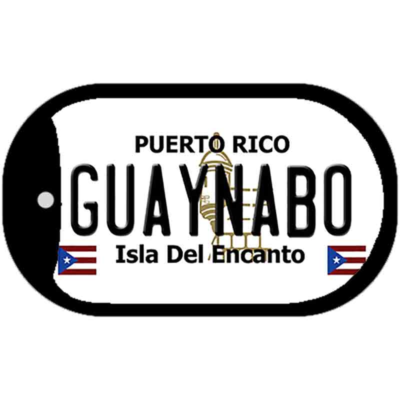 Guaynabo Puerto Rico Metal Novelty Dog Tag Necklace DT-2841