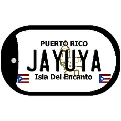 Jayuya Puerto Rico Metal Novelty Dog Tag Necklace DT-2847