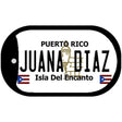 Juana Diaz Puerto Rico Metal Novelty Dog Tag Necklace DT-2848