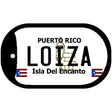 Loiza Puerto Rico Metal Novelty Dog Tag Necklace DT-2854