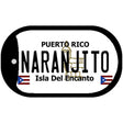 Naranjito Puerto Rico Metal Novelty Dog Tag Necklace DT-2863