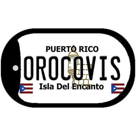 Orocovis Puerto Rico Metal Novelty Dog Tag Necklace DT-2864