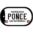 Ponce Puerto Rico Metal Novelty Dog Tag Necklace DT-2867