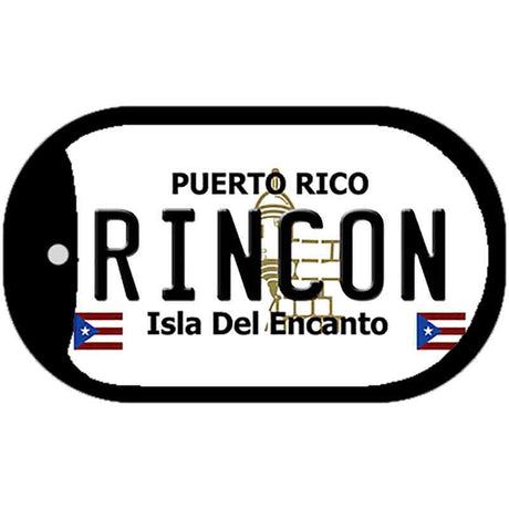 Rincon Puerto Rico Metal Novelty Dog Tag Necklace DT-2869