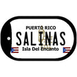 Salinas Puerto Rico Metal Novelty Dog Tag Necklace DT-2872