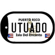 Utuado Puerto Rico Metal Novelty Dog Tag Necklace DT-2881